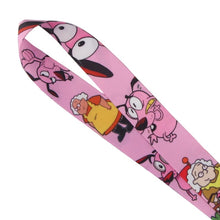 Cargar imagen en el visor de la galería, Lanyard y Porta credencial Coraje el perro cobarde
