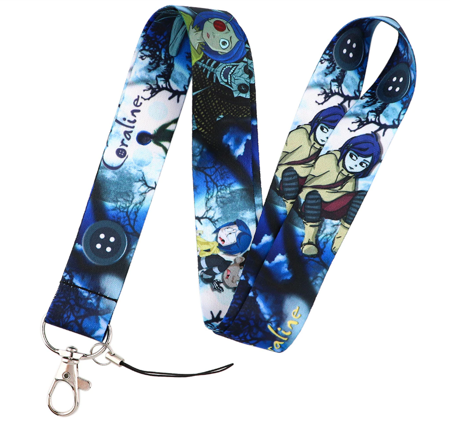 Lanyard y Porta credencial Coraline
