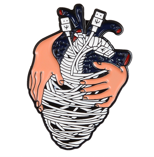 Pin Corazón Cables