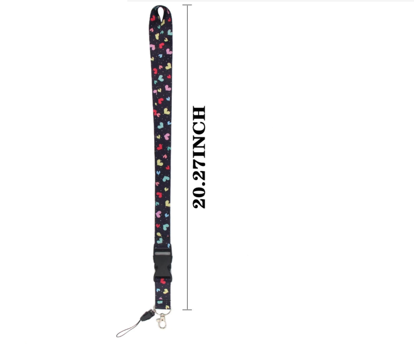 Lanyard y Porta credencial Corazones - Yukawaii