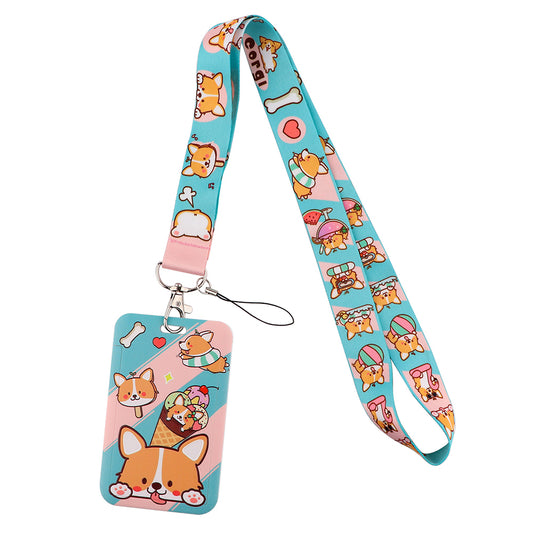 Lanyard y Porta credencial Corgi
