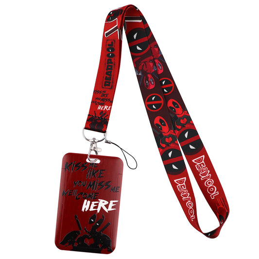 Lanyard y Porta credencial Deadpool