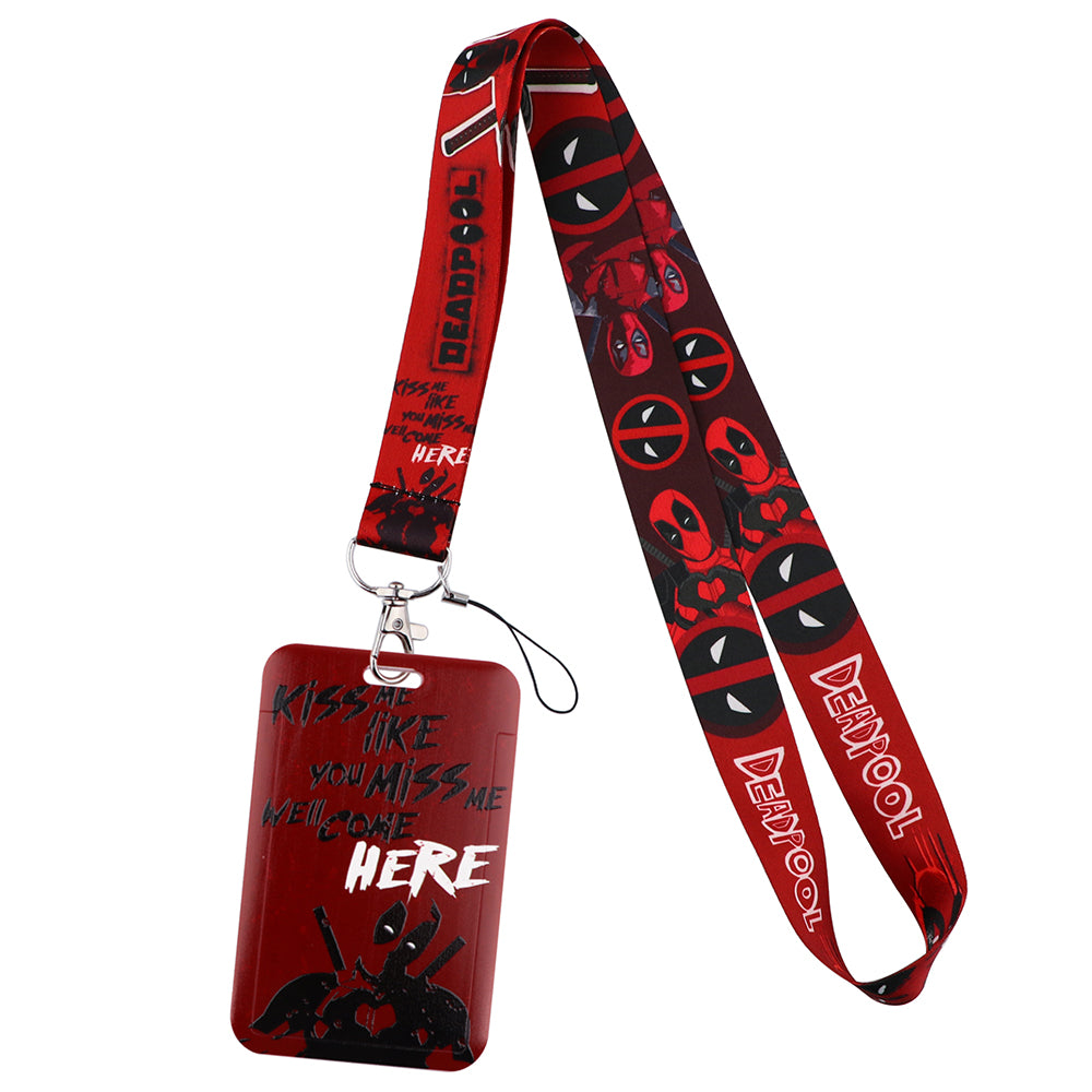 Lanyard y Porta credencial Deadpool