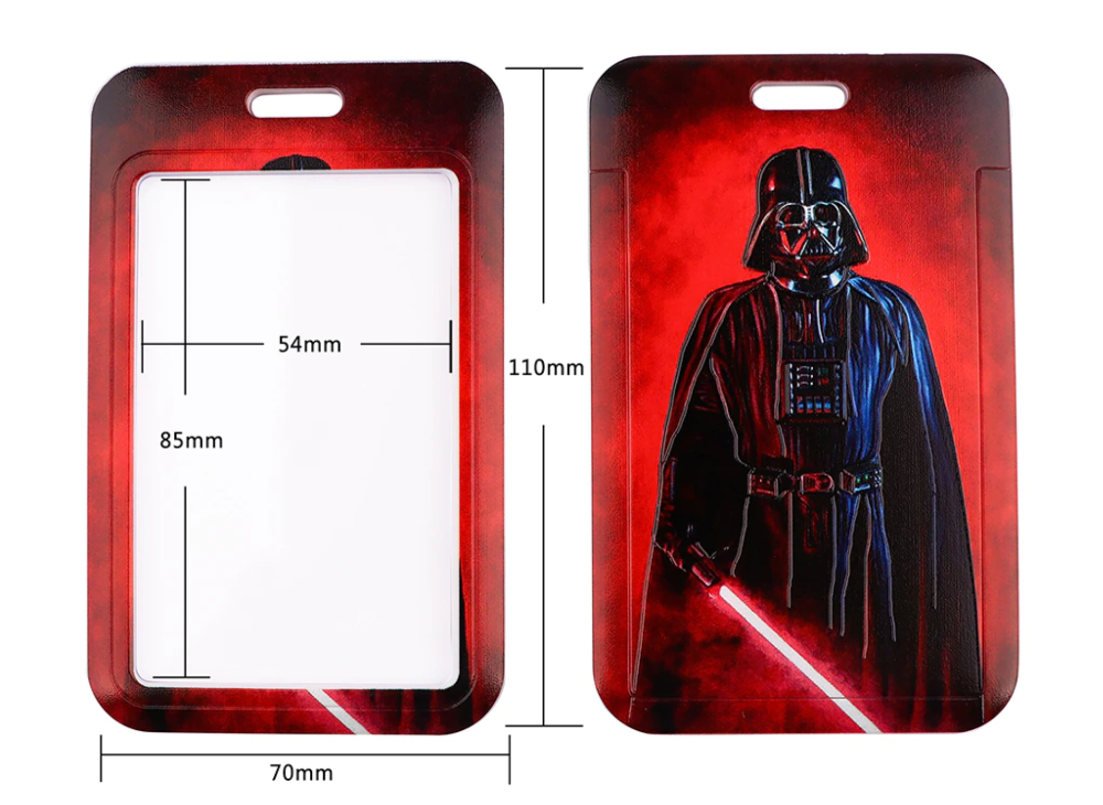 Lanyard y Porta credencial Darth Vader