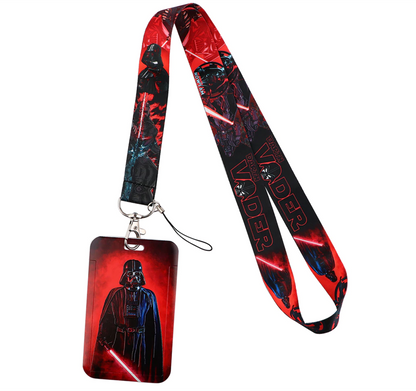 Lanyard y Porta credencial Darth Vader