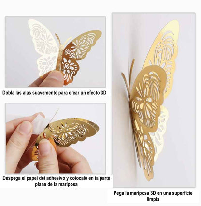 Set de Mariposas Decorativas con diseño