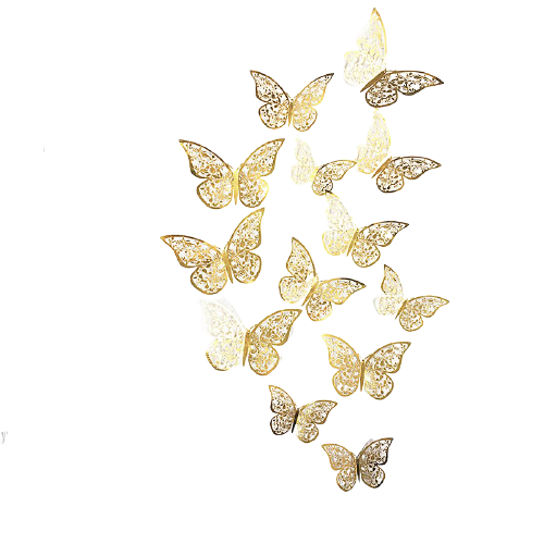 Set de Mariposas Decorativas con diseño