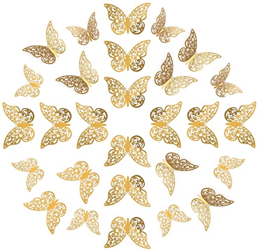 Set de Mariposas Decorativas con diseño