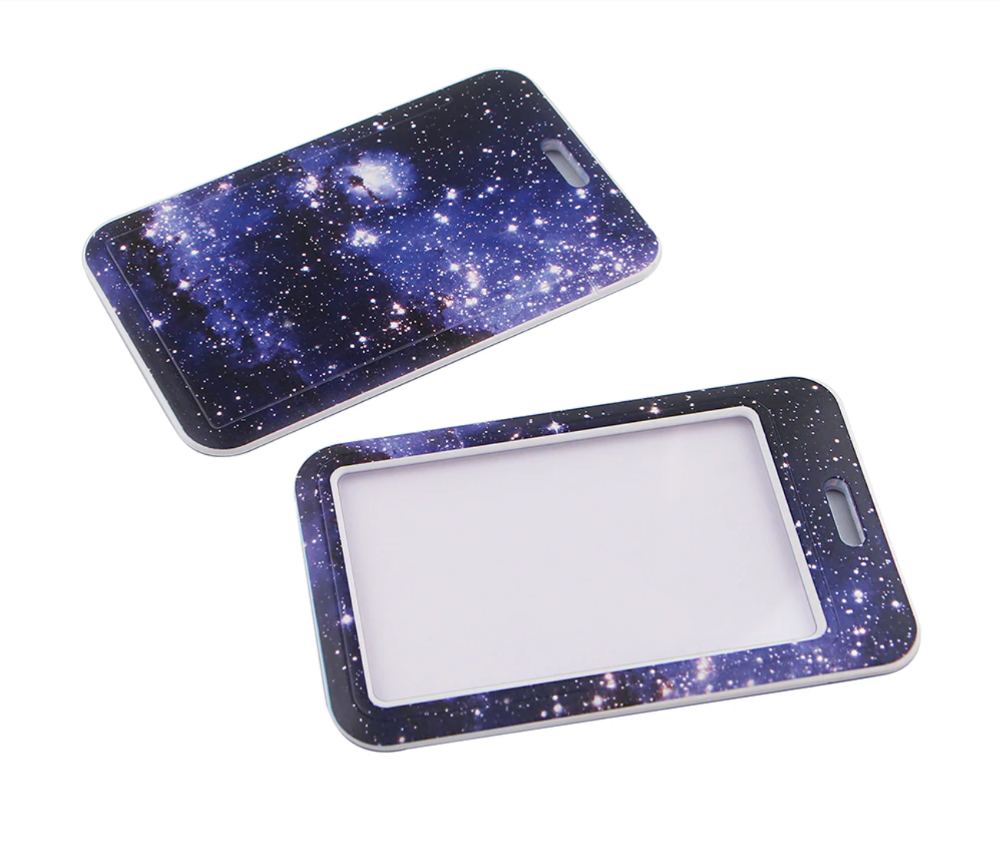 Lanyard y Porta credencial espacio, cosmos - Yukawaii