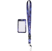 Cargar imagen en el visor de la galería, Lanyard y Porta credencial espacio, cosmos
