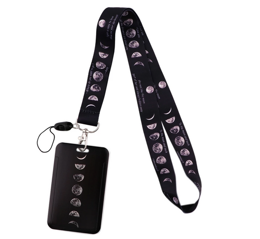 Lanyard y Porta credencial Fases de la Luna