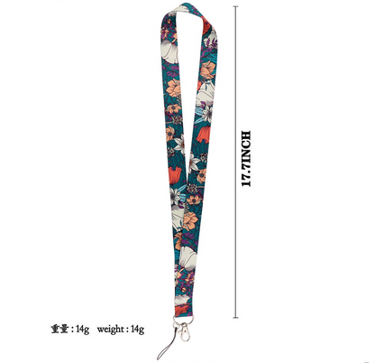 Lanyard y Porta credencial Flores