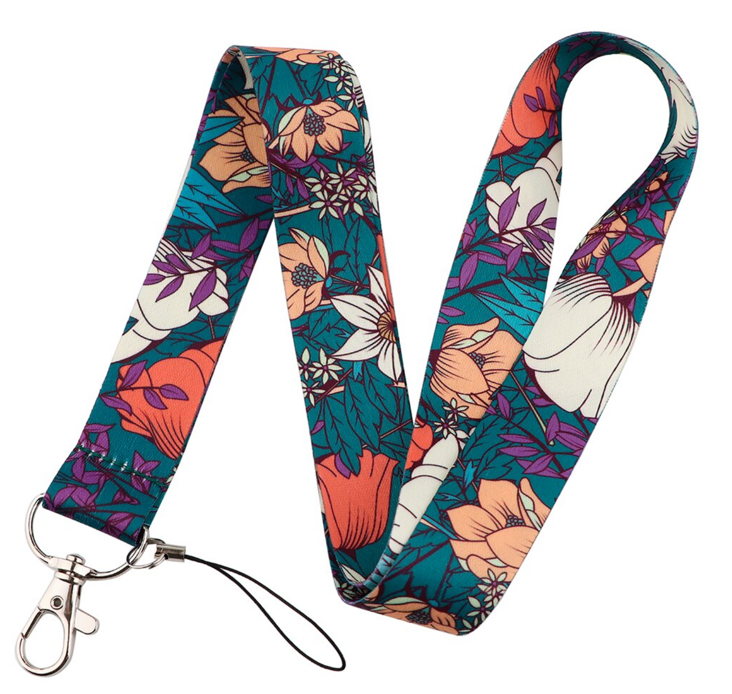Lanyard y Porta credencial Flores