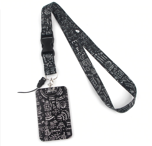 Lanyard y Porta credencial Formulas - Yukawaii