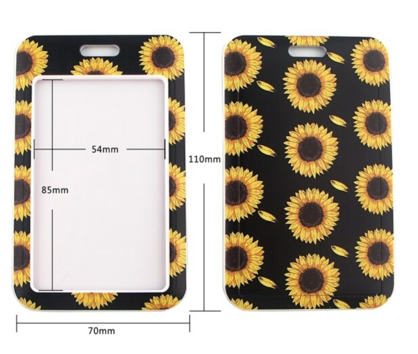 Lanyard y Porta credencial Girasol