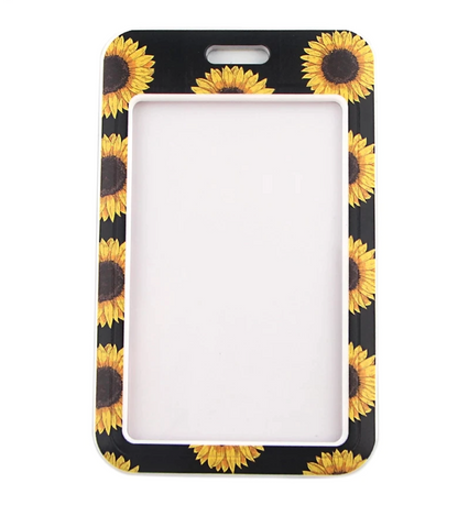 Lanyard y Porta credencial Girasol