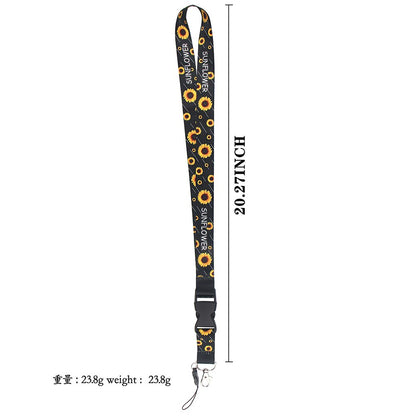 Lanyard y Porta credencial Girasol