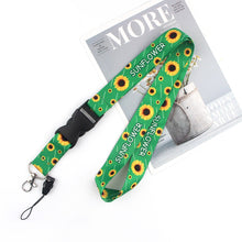 Cargar imagen en el visor de la galería, Lanyard y Porta credencial girasol
