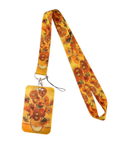 Lanyard y Porta credencial Girasol - Yukawaii