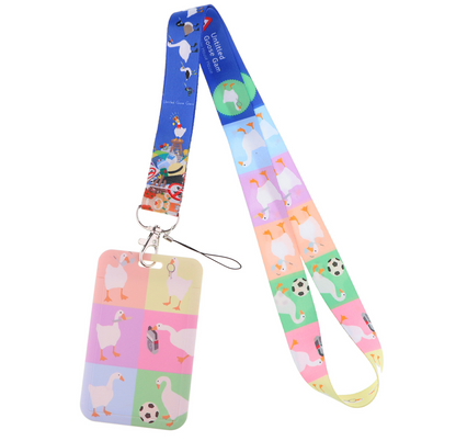 Lanyard y Porta credencial Untitled Goose game