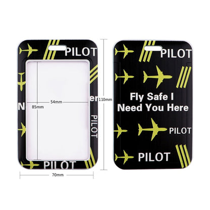 Lanyard y Porta credencial Piloto
