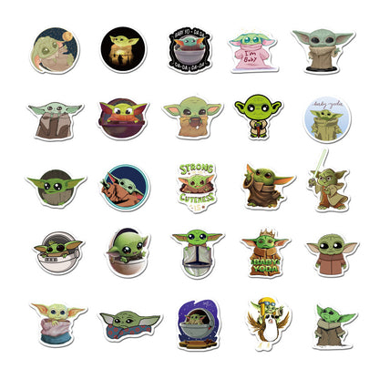 Paquete Stickers Baby Yoda