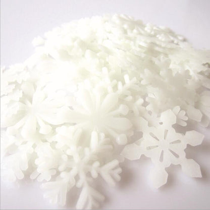 Copos de Nieve Fluorescentes