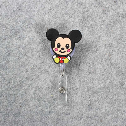 Porta gafete Mickey