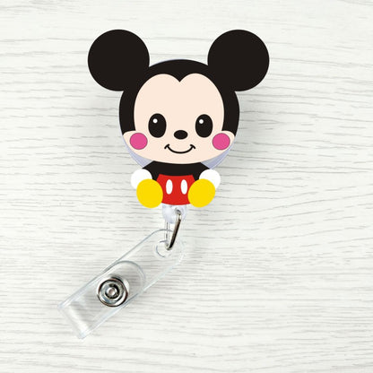 Porta gafete Mickey