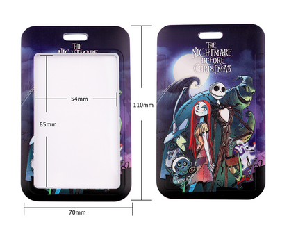 Lanyard y Porta credencial Jack Skellington