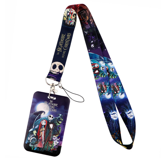 Lanyard y Porta credencial Jack Skellington