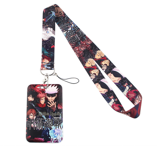Lanyard y Porta credencial Jujutsu Kaisen