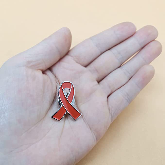 Pin lazo naranja