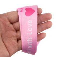 Cargar imagen en el visor de la galería, Lanyard y Porta credencial lazo rosa lucha contra el cancer
