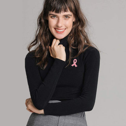 Pin lazo rosa lucha contra el cancer de mama