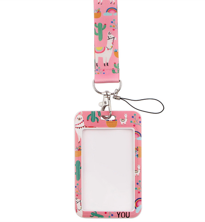 Lanyard y Porta credencial Llama