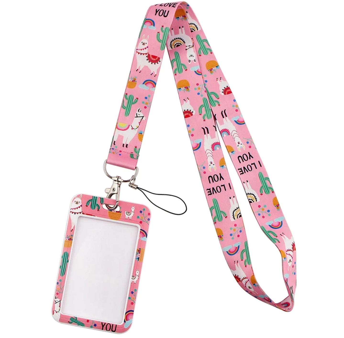 Lanyard y Porta credencial Llama