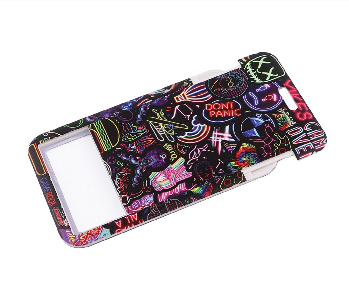 Lanyard y Porta credencial Luces de Neon