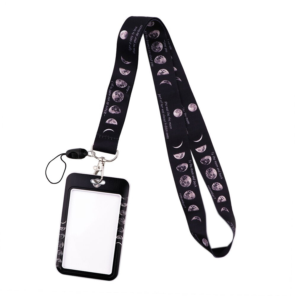 Lanyard y Porta credencial Fases de la Luna