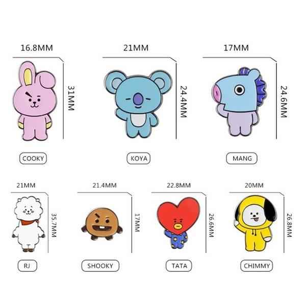 Pin BT21 Chimmy - Yukawaii