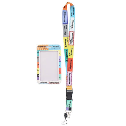Lanyard y Porta credencial Anestesia - Yukawaii