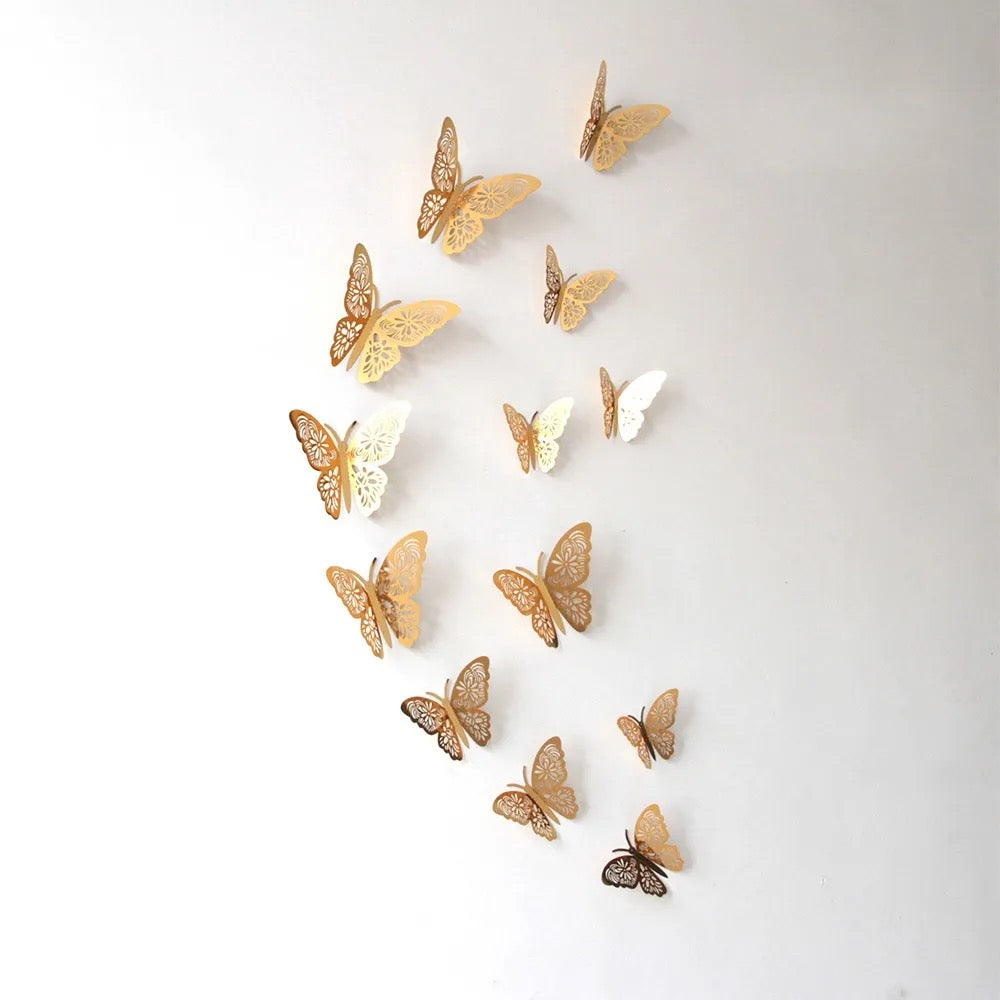 Set de Mariposas Decorativas con diseño