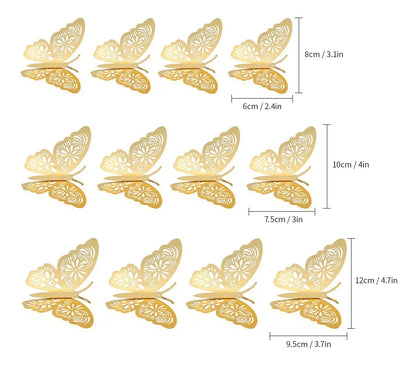 Set de Mariposas Decorativas con diseño