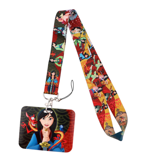 Lanyard y Porta credencial Mulan
