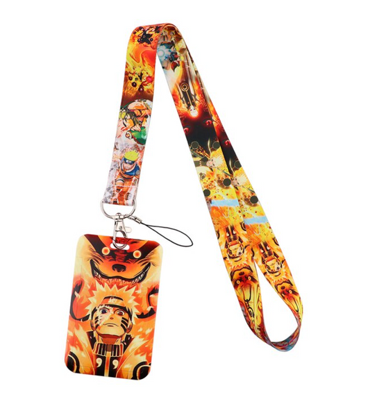 Lanyard y Porta credencial Naruto - Yukawaii