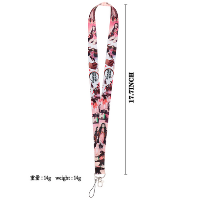 Lanyard y Porta credencial Nezuko Kamado