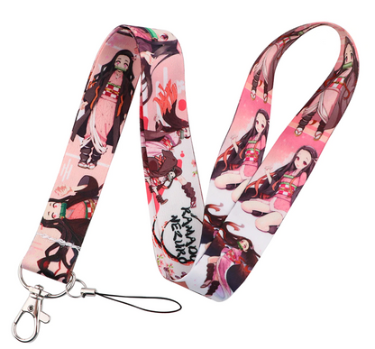 Lanyard y Porta credencial Nezuko Kamado