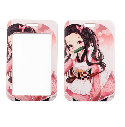 Lanyard y Porta credencial Nezuko Kamado