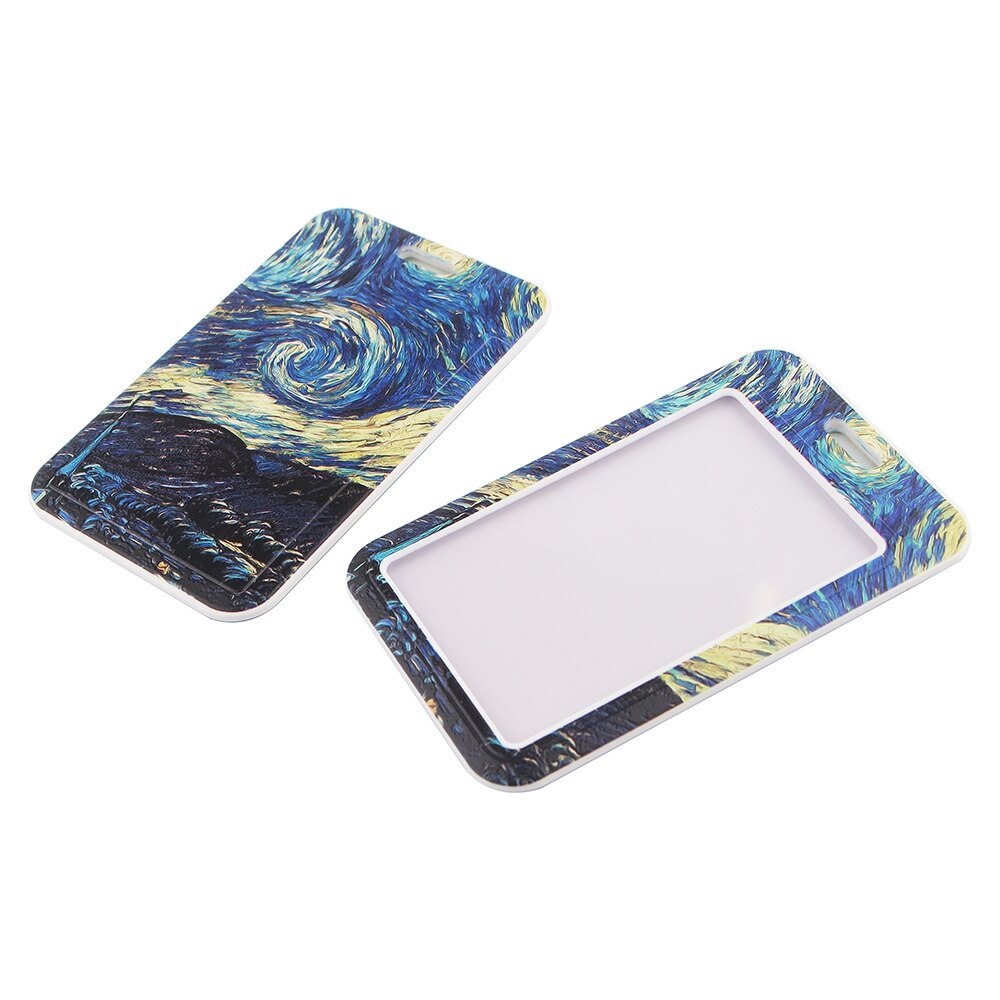 Lanyard y Porta credencial Van Gogh, noche estrellada - Yukawaii