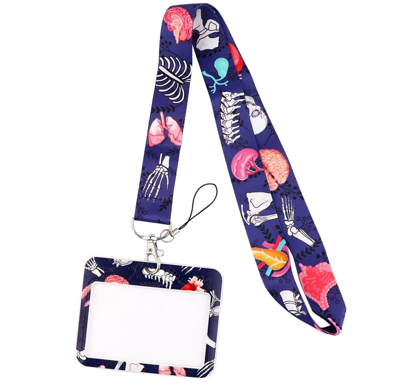 Lanyard y Porta credencial Organos y Huesos